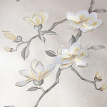 Обои Magnolia Canopy Colourway SC-288 on Natural Mica metallic silk варинант исполнения - 1 | Loft Concept в Москве