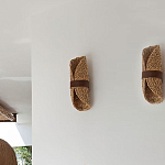 Бра плетеное из ротанга Chainmail варинант исполнения - 4 | Loft Concept в Москве