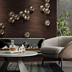 Гипсовая 3D панель с принтографией PM-41 варинант исполнения - 1 | Loft Concept в Москве