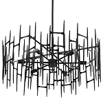 Люстра черная остроконечной формы Black Satin варинант исполнения - 5 | Loft Concept в Москве