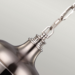 Подвесной светильник со стальным плафоном и белым матовым стеклянным шаром Feiss варинант исполнения - 4 | Loft Concept в Москве