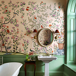 Обои ручная роспись Houghton Edo Blush варинант исполнения - 1 | Loft Concept в Москве