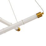 Светодиодная люстра Trumpet Tube Brass  варинант исполнения - 3 | Loft Concept в Москве