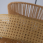 Подвесной светильник с абажуром из натуральных материалов Light Inside the Cell варинант исполнения - 7 | Loft Concept в Москве