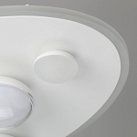 Потолочный светильник овальной формы белого цвета с 7-ю лампами Lunar Pebbles варинант исполнения - 9 | Loft Concept в Москве