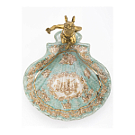 Блюдо с бронзовым ангелом Porcelain Angels of Paradise варинант исполнения - 3 | Loft Concept в Москве