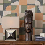 Настольная лампа с квадратным основанием и прямоугольным абажуром Neat Lines варинант исполнения - 5 | Loft Concept в Москве