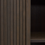 Буфет тёмно-коричневого цвета из ясеневого шпона с 2-мя раздвижными дверями Toinette варинант исполнения - 3 | Loft Concept в Москве