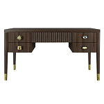 Письменный стол с 4-мя ящиками Elsa Dreams Walnut варинант исполнения - 6 | Loft Concept в Москве