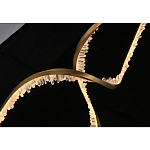 Подвесной светильник обрамленный элементами в виде кристаллов Smooth Shine варинант исполнения - 4 | Loft Concept в Москве