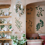 Обои ручная роспись Botanical Studies Cutter colourway варинант исполнения - 3 | Loft Concept в Москве
