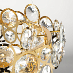 Люстра подвесная из золотых колец 57 см Golden Circles варинант исполнения - 8 | Loft Concept в Москве