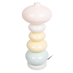 Настольная лампа из стеклянных сфер в пастельных тонах Высота 48 см Pastel Lunaria варинант исполнения - 2 | Loft Concept в Москве