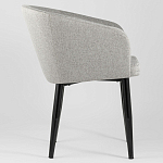 Мягкое кресло на металлических ножках Shaggy Grey варинант исполнения - 2 | Loft Concept в Москве