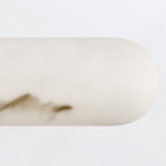 Бра для ванных комнат вертикальное с вытянутым плафоном из алебастра Hinkley варинант исполнения - 5 | Loft Concept в Москве