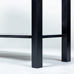 Черная консоль с выдвижными ящиками Monica варинант исполнения - 4 | Loft Concept в Москве