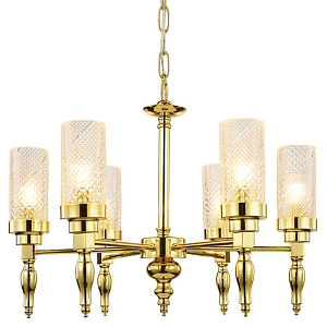 Люстра золотого цвета Balusters D55 см