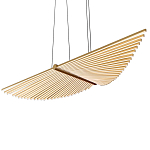 Люстра в виде распахнутых крыльев из тонких металлических планок Flight of Freedom варинант исполнения - 4 | Loft Concept в Москве