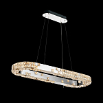 Люстра овальная с мозаичным хрустальным оформлением Sparks of Crystal варинант исполнения - 4 | Loft Concept в Москве