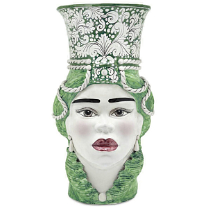 Ваза Vase Moro Lady Giant Ornate Green