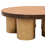 Круглый кофейный стол Stokes Coffee Table варинант исполнения - 3 | Loft Concept в Москве