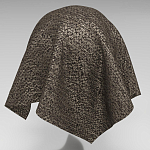 Мебельная ткань Шенилл коричневый цвет 138 см T4-41 варинант исполнения - 4 | Loft Concept в Москве