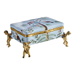 Шкатулка на четырех ангелах Blue Garden варинант исполнения - 1 | Loft Concept в Москве