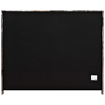 Кровать двуспальная серая с высоким мягким изголовьем Heart of the Bedroom варинант исполнения - 4 | Loft Concept в Москве