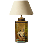 Настольная лампа Шинуазри с абажуром Golden Garden Chinoiserie Table Lamp варинант исполнения - 1 | Loft Concept в Москве
