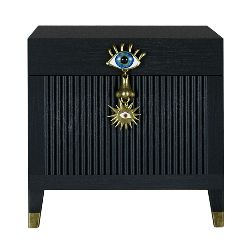 Сундук Eye Elsa Dreams Black Черный Золотой Сундук Eye Elsa Dreams Black Черный Золотой в Москве | Loft Concept