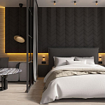 Гипсовая 3D панель с принтографией PE-08 варинант исполнения - 1 | Loft Concept в Москве