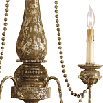 Бра состаренное с нитями из бусин Aged Silhouette варинант исполнения - 1 | Loft Concept в Москве