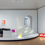 Настольная дизайнерская лампа Poltronova Passiflora Yellow Table Lamp варинант исполнения - 10 | Loft Concept в Москве