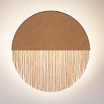Бра круглое натуральная пробка с бахромой Natural Cork варинант исполнения - 3 | Loft Concept в Москве