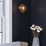 Бра округлой формы с многогранным стеклянным плафоном Hinkley варинант исполнения - 11 | Loft Concept в Москве