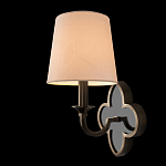 Бра с белым текстильным абажуром и фигурным основанием с зеркальной вставкой Vitorino варинант исполнения - 15 | Loft Concept в Москве