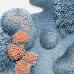 Тканый вручную Большой абстрактный гобелен Frost Forest варинант исполнения - 1 | Loft Concept в Москве