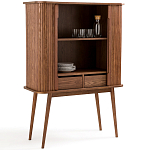 Буфет с двумя раздвижными дверцами Toinette Brown Wooden Cupboard варинант исполнения - 3 | Loft Concept в Москве