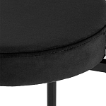 Табурет с мягким круглым сиденьем RIO Black варинант исполнения - 3 | Loft Concept в Москве