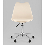 Офисный стул на металлическом основании EGGERY Beige пластик варинант исполнения - 5 | Loft Concept в Москве