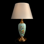 Настольная лампа голубая с изображением птиц Slip Away варинант исполнения - 2 | Loft Concept в Москве