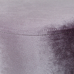 Пуф фиолетовый велюр на золотом металлическом основании Golden Belt варинант исполнения - 4 | Loft Concept в Москве