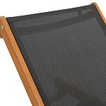 Шезлонг из текстиля и эвкалипта Power of Nature варинант исполнения - 5 | Loft Concept в Москве