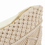 Чехол на подушку с макраме бежевого цвета Macrame варинант исполнения - 3 | Loft Concept в Москве