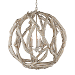 Люстра круглая в виде веток деревьев Natural Driftwood варинант исполнения - 1 | Loft Concept в Москве