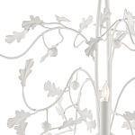 Люстра белая с декором в виде дубовых листьев и желудей  White Natural Lines варинант исполнения - 1 | Loft Concept в Москве