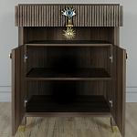 Комод Elsa Dreams Walnut Двухстворчатый  варинант исполнения - 5 | Loft Concept в Москве