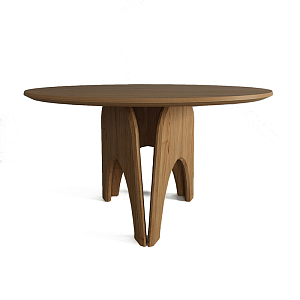 Обеденный круглый стол из дерева Pelican Dinner Table