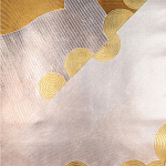 Обои ручная роспись в стиле Арт-деко Namban Colourway SC-290 on Deep Rich Gold gilded paper варинант исполнения - 2 | Loft Concept в Москве