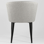 Мягкое кресло на металлических ножках Shaggy Grey варинант исполнения - 4 | Loft Concept в Москве